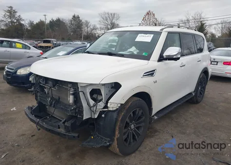 2017 Nissan Armada Platinum from USA, damaged, VIN JN8AY2NE0H9704353